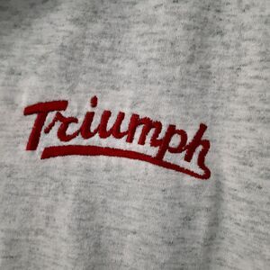 Triumph Motorcycle Polo sz M Motorcycle Lovers flaw